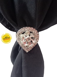 Bros jilbab / ring hijab / pin jilbab segi empat / asesoris jilbab