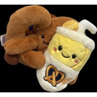 Auntie Anne's Pretzel Friends Plush Hanging Toy (New Confirmed Design / Cut corner)