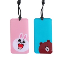 Brown Cony Compatible with EZ-link machine Singapore Transportation Charm/Card square（Expiry Date:Jan-2029）