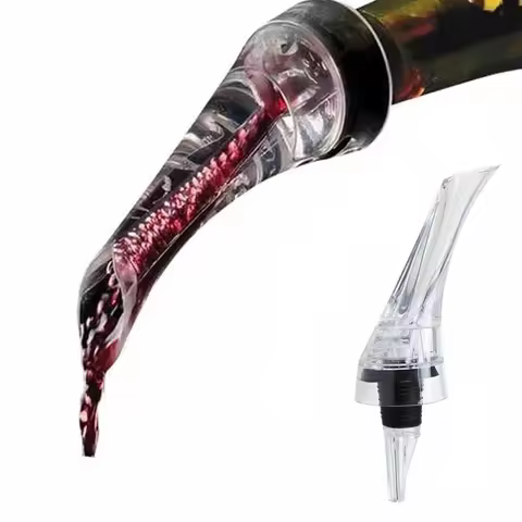 Magic Wine Decanter Wine Aerator Pourer Spout Decanter Wine Aerator Quick Aerating Pouring Tool Pump