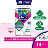 Libresse Odour Care Maxi Wings 28cm (14s)