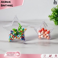 Acrylic Ball Star ShapeBINTANG "Acrylic Foil" Acrylic Ball/ Food GradeBINTANG