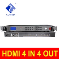 HDMI MATRIX 4X4 HDMI0404 4IN4OUT 4 channels 2k 4k HDMI Matrix Switcher 4X4 HDMI 4 in 4 out all digit