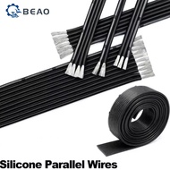 Black Silicone Multi Core Parallel Wire 30AWG-20AWG Fexible High Temperature Resistant Copper Cables