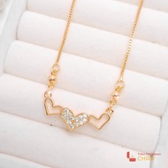 Kalung KOYE Titanium Perhiasan Wanita Lapis Emas Dan Perak KOYE.07