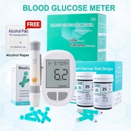Blood Glucose Monitor Full Set 100Glucometer Blood Sugar Meter Kits Monitoring Test Set For Diabetes