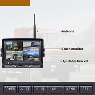 ระบบกล้องสำรองไร้สาย Kamera Spion 1080P 2.4G ระบบส่ง328ft IP67กันน้ำหน้าจอ7นิ้วสำหรับ RV สำหรับรถบรร