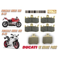 DUCATI DAYTONA VX BRAKE PADS PANIGALE 959 16-20 PANIGALE 959 18-20 CORSE GOLD QUALITY