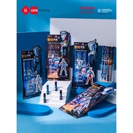 pencil case stationary set IiGEN alat tulis pelajar kreatif yang sejuk, set penulisan wira yang heba