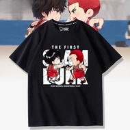 Slam Dunk Anime Peripheral Co Branded T-Shirt Male Flow Maple Sakuragi Hanamichi Century High Five M