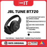JBL Tune 720BT 76 Hours Wireless Over-Ear Headphones With Built-In Microphone