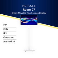 PRISM+ Roam 27 Lifestyle Smart Display | 27" Touchscreen FHD | Ergonomic Movable Stand [FREE INSTALL