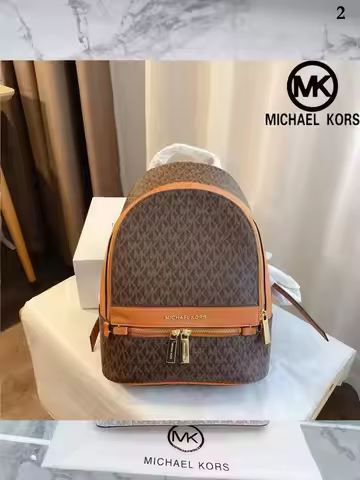 Brand new Michael Kors MK women's bag Slater high-quality medium-sized backpack for ladies, casual t