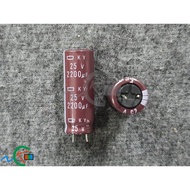 2200UF 25V 2200UF25V CAPACITOR NCC KY KYA KZH SERIES 105°C 12.5X34(mm) 12.5X26(mm) 16X21(mm)
