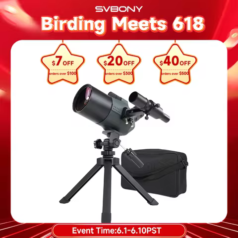Svbony SV41Pro 28-84x80mm Mini Mak Spotting Scope Compact Telescope for Bird Watching Both Terrestri