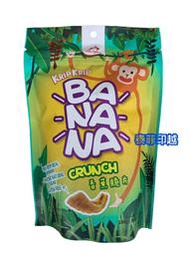 {泰菲印越} 印尼 雙兔牌 krip krip nanana 香蕉脆片 香蕉餅乾 100克