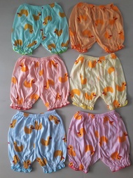 (แพ็ค 6 ตัว)เสื้อคอกระเช้าเด็กหญิง ไซส์S3-12 เดือน ไซส์M1-2 ขวบ ไซส์L2-4 ขวบ ผ้าคอตตอน (Sรอบอก 22 นิ