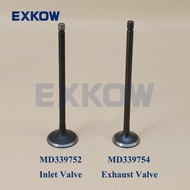 8PCS Inlet Exhaust Valve for Mitsubishi Pajero Pinin Montero IO H65W Lancer CS2A CS3A CS3W 4G18 1.6L