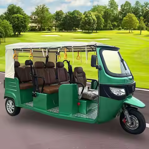 ELION-B1pro 2025 New Arrival Open Bajaj Adult 3-Wheel Rickshaw 7-Seat Electric Passenger Tricycle Tu