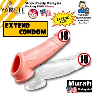 ONFIT#The new2022  Kondom Tambah Panjang REUSABLE Penis Delay Condom Extender Sex Toy For Men Tahan Lama Zakar Alat Seks Lelaki 情趣用品 安全套