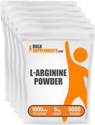 BulkSupplements.com L-Arginine Powder - Arginine 1000mg, Arginine Supplement - Nitric Oxide Suppleme