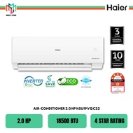 Haier HSU-19VQC22  R32 Smart Inverter Series Air Conditioner 2.0 HP UVC Sterilization 4 Star Rating Penghawa Dingin