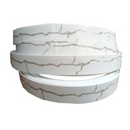 Glossy MarbleWhite Edging / Edge Banding UNICA Laminated Edge Banding PVC 10meters x 21mm x 0.7mm