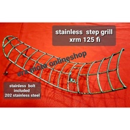▤Stainless Step Grill Xrm 125 fi