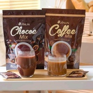 กาแฟปุยนุ่น โกโก้ปุยนุ่น(ยกห่อแถมยูมิ3ซอง)PUIINUN CHOCOA MIX &amp; COFFEE MIX
