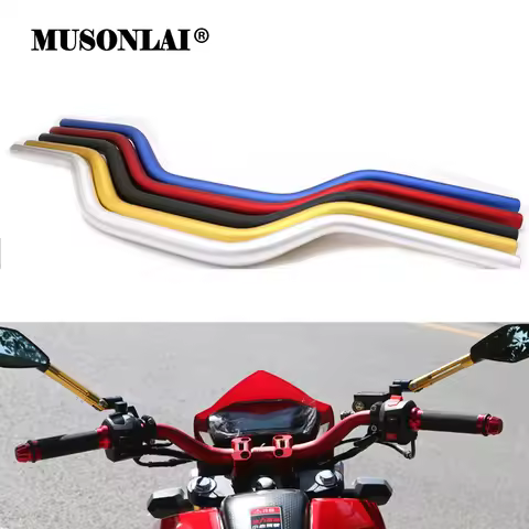 Motocross Motorcycle CNC Handlebar 22mm 28mm Universal Handle Bar Fat Bar for Honda MSX125 Ducati 69