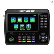 iBRAVEBOX V10 Finder Max HD Satellite TV Signal Finder DVB-S/S2/S2X Digital Handheld Signal Meter Satellite Finder H.265