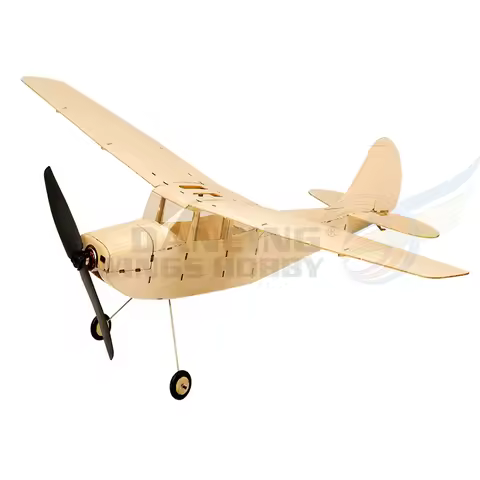 DW Hobby Mini Cessna L-19 RC Plane Model 3CH Electric Powered RC Airplane 320mm Wingspan Balsa Wood 