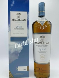 Macallan Quest Single Malt Whisky 1000ml, 4 Types of European & American Oak Cask 麥卡倫威士忌 1公升
