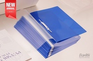 Business File F4 Map Plastik Snel Hecter Bantex Cobalt Blue 3224 11G