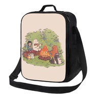 We Bare Bears Portable Large CapacityThickened Thermal Bag Insulated Lunch Box Bag Picnic Bag Large Capacity Multiple Styles