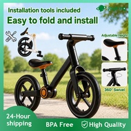 Joyking Baby Balance Bike Bicycle Kids 4-wheels No Pedal 2-7 Years Lightweight 360 Rotating Handleba