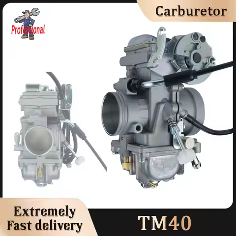 For Mikuni TM40 40mm Flat Slide Carb TM40-6 Genuine NEW Motorcycle Carburetor