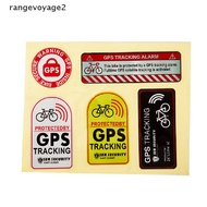 [rangevoyage2] GPS TRACKING Alarm Sticker Reflective WARNING Motorcycle Bike Anti-Theft Sticker [new]