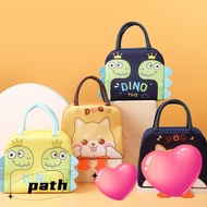 PATH Cartoon Stereoscopic Lunch Bag,  Cloth Portable Insulated Lunch Box Bags, Thermal Lunch Box Accessories Thermal Bag Tote Food Small Cooler Bag