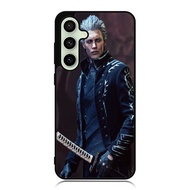 New Case Samsung A56 A55 A54 A53 A52 A51 A50 A20 A30 TPU Rubber Custom VERGIL DEVIL May Cry Figure