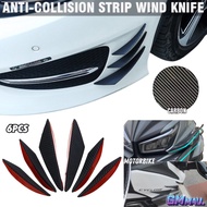 CAR JDM CARBON FIBER CAR CANARD Front Bumper Diffuser Lip Splitter Spoiler Kereta Motosikal