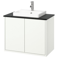 HAVBÄCK / ORRSJÖN Wash-stnd w doors/wash-basin/tap 82x49x71 cm