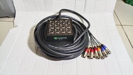 Snake Kabel 12ch Spesialis Connector SC 8425 8 in 4 out panjang 25m