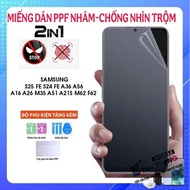 2 IN 1 PPF screen protector Anti-peeping - anti-fingerprint Samsung S25 FE S24 FE A36 A56 A16 A26 M3