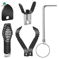 1set Drain Cleaner Drill Attachment, Drain Cleaner Combination Cutter-Head Set for Pipe Drain Cleane