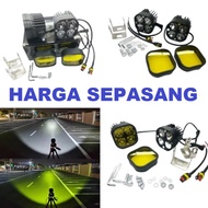 LAMPU TEMBAK SOROT LED CREE 4 TITIK MATA L4Z 60 WATT 60W MOTOR MOBIL