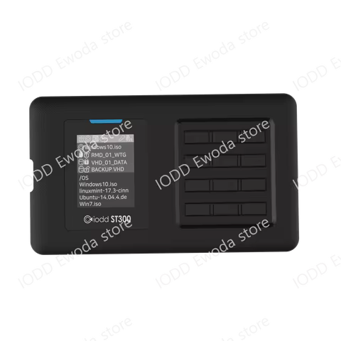 IODD ST300 2.5 inch(7mm) Enclosure / USB-C / Bootable Virtual ODD&HDD / Write Protect / 2531