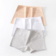 Pure Cotton Safety Pants Flat-Leg Pants Women's Anti-Exposure Cotton Widened Bottom Crotch Female St