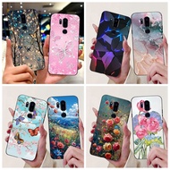 Shockproof Cover For LG G7 ThinQ LM-G710 G710 / G7 Plus LM-G710N G7+ Casing Fashion Marble Butterfly