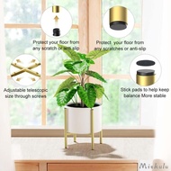 [Miskulu] Adjustable Plant Stand Mid Century Plant Holder Home Stylish Corner Iron Item Stand for Indoor Outdoor Living Room